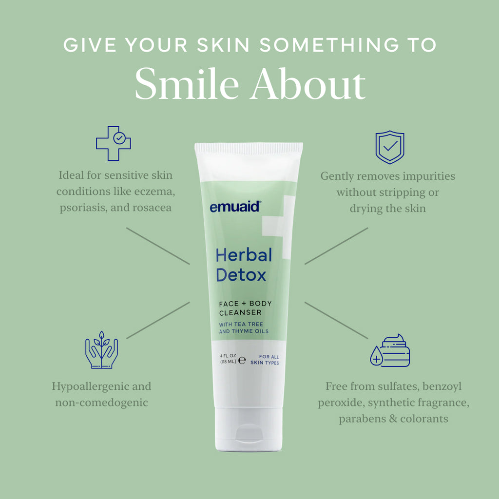 EMUAID Herbal Detox Face + Body Cleanser 4oz EMUAID Herbal Detox Face + Body Cleanser 4oz