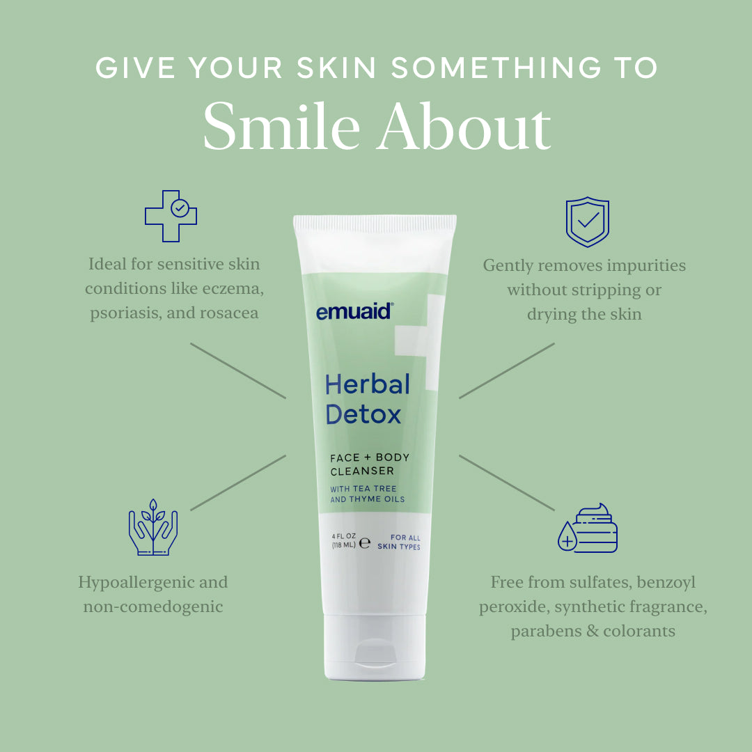 EMUAID Herbal Detox Face + Body Cleanser 4oz