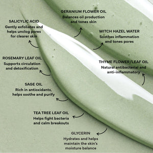 Beschreibungen natürlicher Hautpflegebestandteile