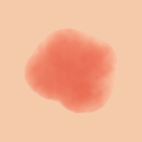 Gezeichnetes Bild eines Ekzemausbruchs auf der Haut