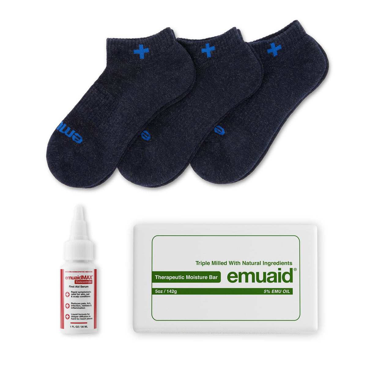 Marinesocken Feuchtigkeitsbar und Serum-Set