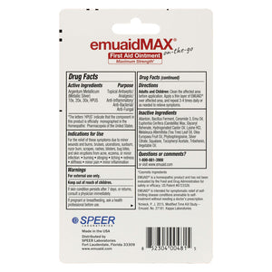 emuaidmax Erste-Hilfe-Salbe Verpackungsrückseite