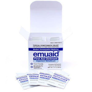 emuaid Erste-Hilfe-Salbenkasten und Packungen