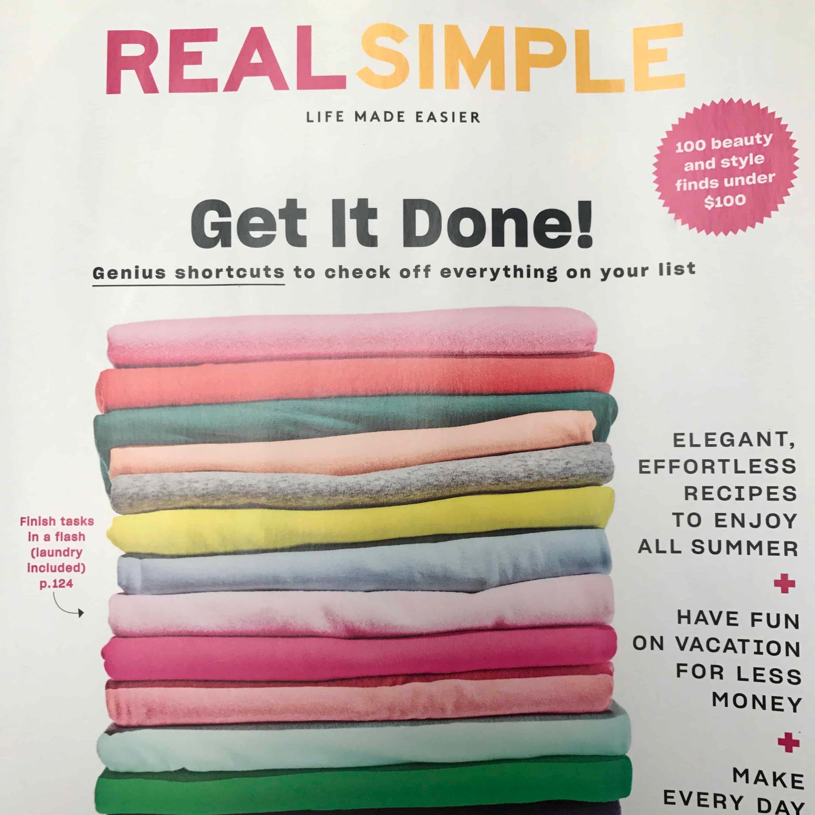 Dies ist ein Bild von einem Real Simple Cover.