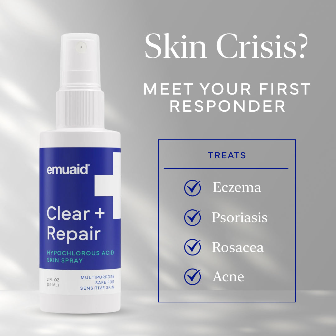 EMUAID Clear + Repair - Hypochlorige Säure Hautspray
