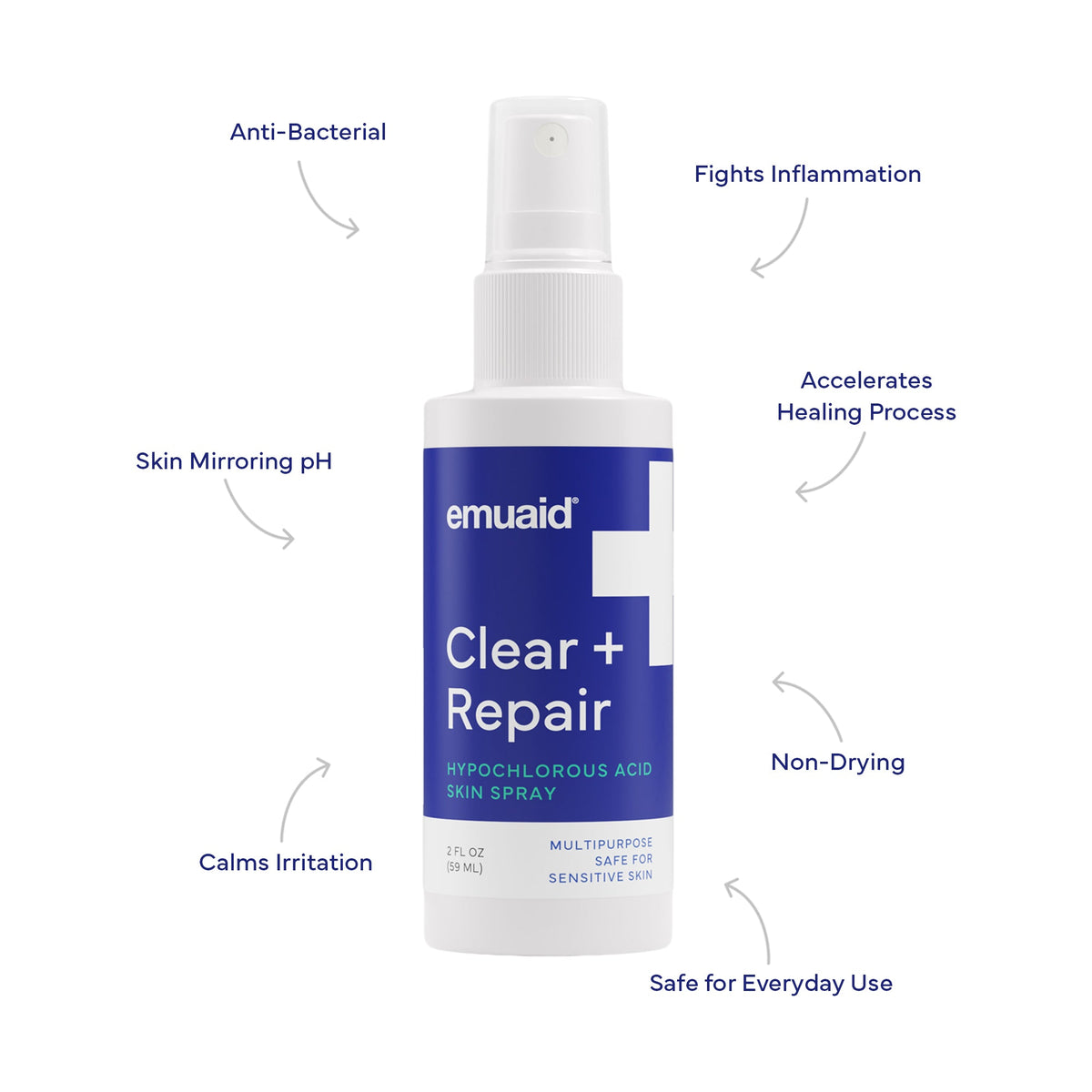 emuaid clear and repair skin Sprühflasche