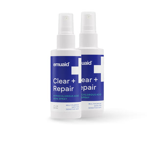 EMUAID® Clear + Repair - Hypochlorige Säure Hautspray 2x Bundle