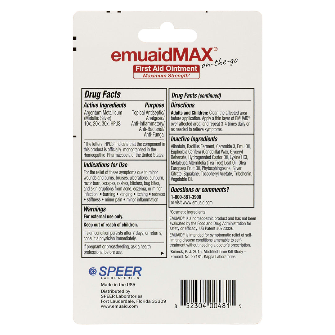 emuaidmax Erste-Hilfe-Salbe Verpackungsrückseite