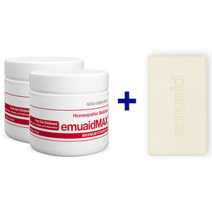 2x2oz EMUAIDMAX Salbe und therapeutischer Feuchtigkeitsriegel