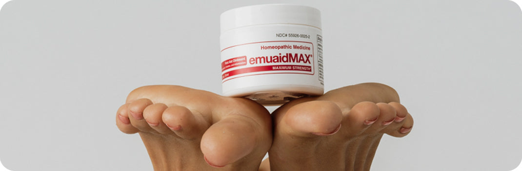 EMUAID Krankheitserreger EMUAID und beseitigt Plantar- und Palmerwarzen ohne Vereisung oder Verbrennung*.
