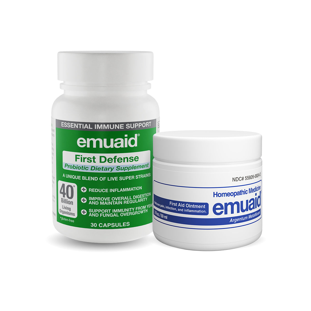 Kaufen Sie 2oz EMUAID® und erhalten Sie 10 Prozent Rabatt auf First