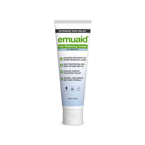 Dies ist ein Bild der Vorderseite von EMUAID® Pain Relieving Cream.