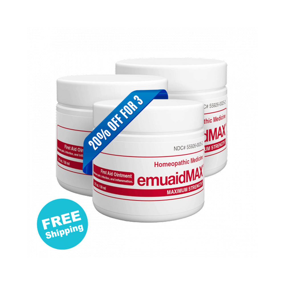 EMUAIDMAX® Erste-Hilfe-Salbe x3 Bundle von 2oz 20% OFF + FREE Shipping