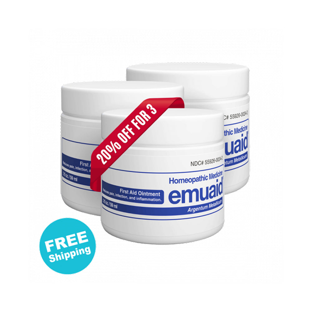 EMUAID® Erste-Hilfe-Salbe x3 Bundle von 2oz 20% OFF + FREE Shipping